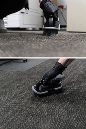 Saplı Halı, Koltuk ve Araç Temizlik Fırçası – Çok Amaçlı İç & Dış Oto, Ev ve Ofis Kullanımı İçin Ergonomik Temizlik Aparatı