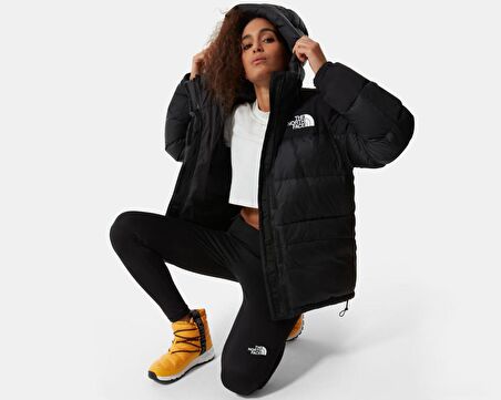 W Hmlyn Down Parka Kadın Outdoor Montu NF0A4R2WJK31 Siyah