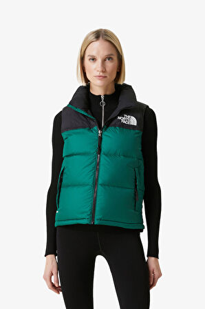 The North Face W 1996 Retro Nuptse Kadın Yeşil Yelek NF0A3XEPNL11