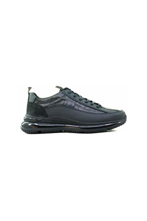 YAŞAR KAŞLI ERKEK HAKİKİ DERİ AİR TABAN SNEAKER AYAKKABI (40-44)  23K YKÖ-18168 M