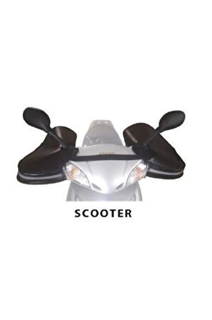 Motosiklet El Rüzgarlığı Scooter Modeller Reflektörlü-İçi Polarlı