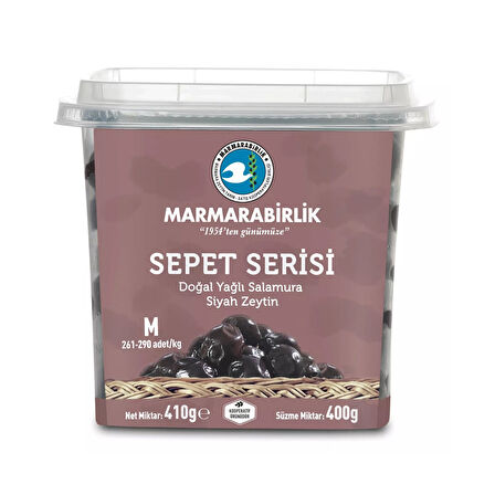 Marmarabirlik Sepet Serisi Yağlı Salamura M Boy 400 gr x 4 Adet