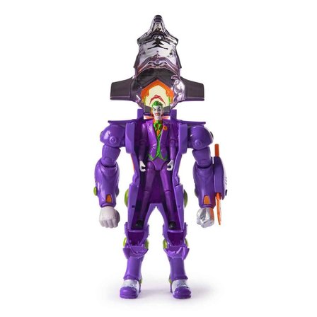 DC Metal Force Zırhlı Figür Seti - The Joker (10 cm Figür + 15 cm Zırh)