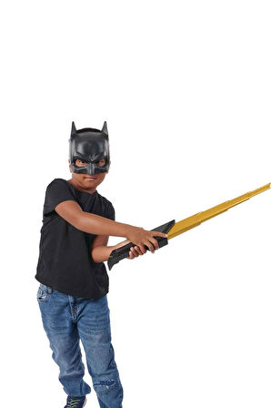 DC Batman Işıklı Kılıç ve Maske Seti – 60 cm Uzayabilen Işıklı Kılıç, Kahraman Kostüm Oyuncağı