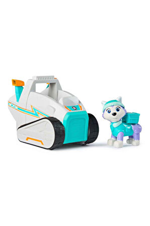 PAW Patrol Everest Figürü ve Kar Küreme Aracı – 6,5 cm Figür + 12 cm Araç – Çocuk Oyuncak Seti