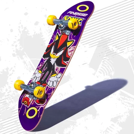 Tech Deck Finesse Lisanslı x Sonic Parmak Kaykayı - 25 cm Koleksiyonluk Fingerboard