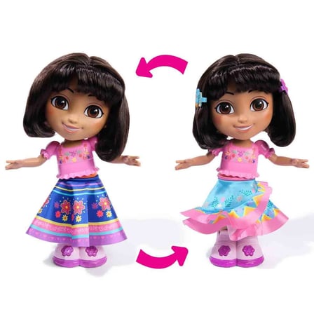 Dora Sesli Benimle Dans Et Dora Bebeği 32 cm - İnteraktif Dans Eden Eğitici Oyuncak (Piller Dahil)