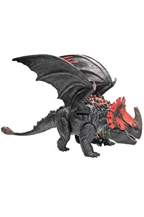 Ejderhanı Nasıl Eğitirsin Red Death Çiğneme Saldırısı Ejderha Figürü 28 cm – Hareketli Ejderha Oyuncağı
