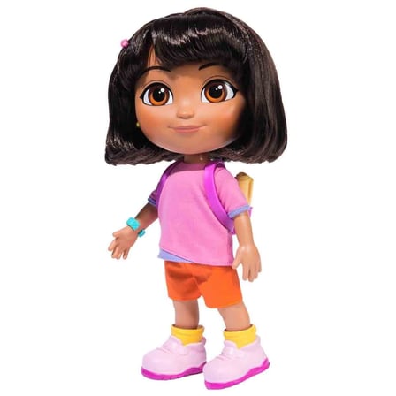 Dora Şarkı Söyle ve Keşfet Bebeği 30 cm - İnteraktif Sırt Çantalı Eğitici Oyuncak (Piller Dahil)