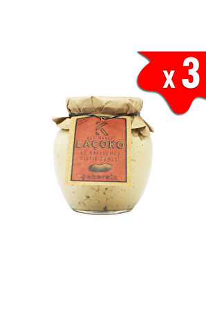 LAÇOKO 1050 Gram Şekersiz, Katkısız, Glutensiz, Vegan, Doğal Az Kavrulmuş (ÇİĞ) Yer Fıstığı Ezmesi