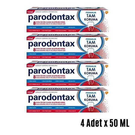 Parodontax Tam Koruma Diş Macunu 4x50 ml 