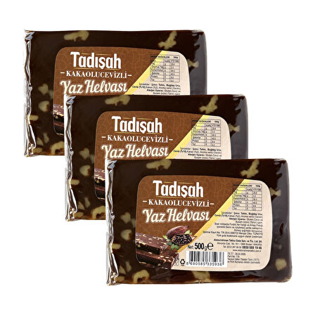 Abdurrahman Tatlıcı Tadışah Yaz Helvası Kak.Cevizli 500 gr x 3 lü