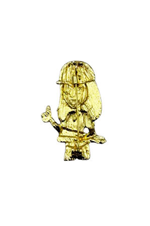 Mühendis Tasarımlı Broş – Kadın Mühendis Figürlü Renkli Rozet Pin Hediyelik Aksesuar