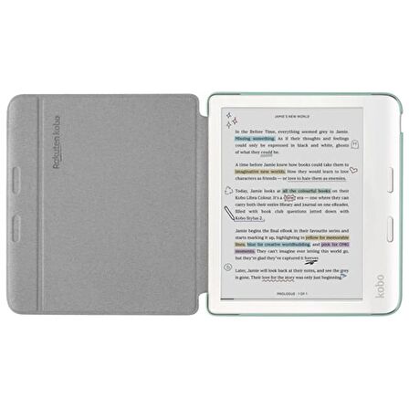 Kobo Libra Colour Orijinal Basic SleepCover - Yeşil