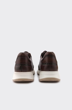 Hakiki Deri Bağcıklı Erkek Sneaker