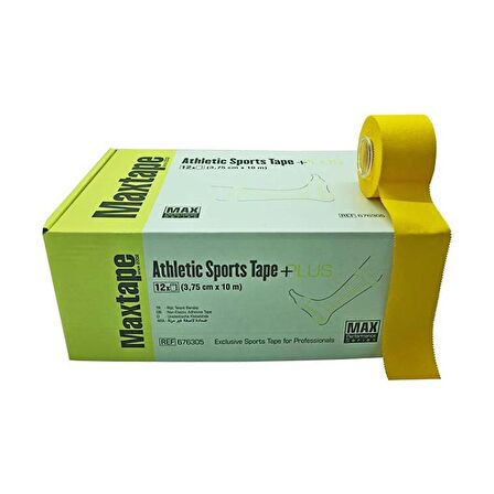 Maxtape Viskoz Sports Sarı 3,8cm x 10 m