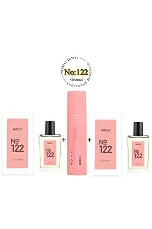 122 122 Kadın Parfüm 50 ml Edp No:122 Kadın Deodorant 150 ml Oriental - Mnms122deo2