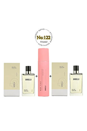 122 122 Kadın Parfüm 50 ml Edp No:122 Kadın Deodorant 150 ml Oriental - Mnms122deo2