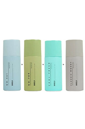 Deodorant Erkek Set - No:561 No:709 Cool Fresh Classic Woody 150 ml -mnms150erkset