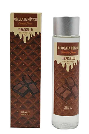 Çikolata Rüyası 180 ml Cam Şişe Dökme Kolonya - Mnms180kçi