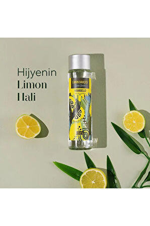 Limon Bahçesi Cam Şişe Dökme Kolonya Edc 180 ml mnms180kli