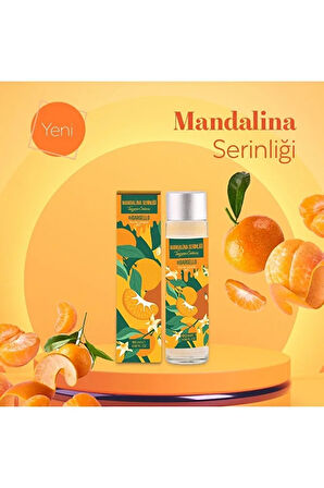 Mandalina Serinliği 180 ml Cam Şişe Dökme Kolonya Edc - Mnms180kma