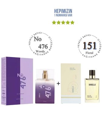 No: 476 + 151 Unisex / Kadın Parfüm Edp 50 ml Woody / Floral - Mnms476151