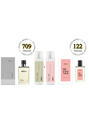 709 122 Edp 100 ml Kadın Parfüm Set No:709 No:122 Edt Body Mist - Mnms50709bmno122