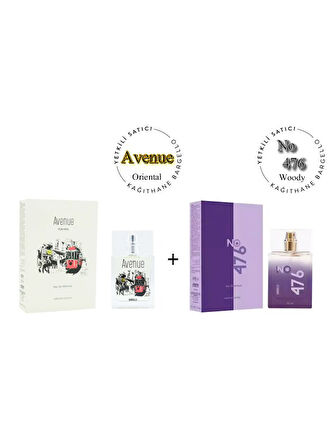 Avenue + No: 476 Erkek / Unisex Parfüm 50 ml edp Oriental / Woody  - Mnms50ave476