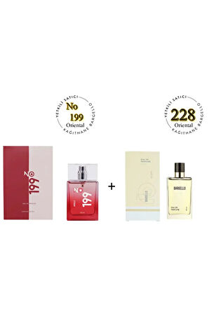 No: 199 + 228 Unisex / Kadın Parfüm 50 ml edp Oriental - Mnms50no199228
