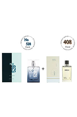 No: 528 + 408 Erkek / Kadın Parfüm Edp 50 ml Fresh / Floral - Mnms50no528408
