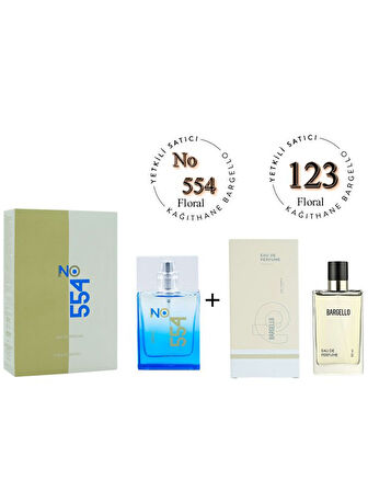No:554 + 123 Unisex  / Kadın  Parfüm Edp  Flower - Mnms554123