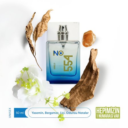 No: 554 + 272 Unisex / Kadın Parfüm Edp 50 ml Floral - Mnms554272
