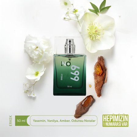 No: 669 + 123 Erkek / Kadın Parfüm Edp 50 ml Woody / Floral - Mnms669123
