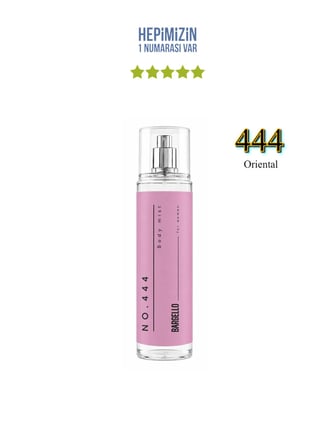 444 + 561 Kadın/Erkek Parfüm Edp 50 ml Oriental/Fresh + No: 444 + No: 561 Kadın/Erkek Body Mist Edt 210 ml Oriental/Fresh -Mnms444561bmset