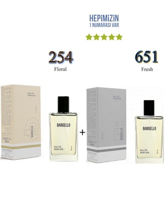 254 + 651  Kadın/Erkek Parfüm Edp 50 ml Floral/Fresh - Mnms254651