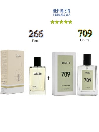 266 + 709 Kadın/Erkek Parfüm Edp 50 ml Floral/Oriental - Mnms266709