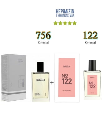 756 + 122 Erkek/Kadın Parfüm Edp 50 ml Oriental - Mnms756122