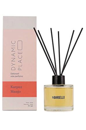 DYNAMIC PLACE Karpuz Mango 120 ml Dekoratif Ortam Kokusu Bambu Çubuklu