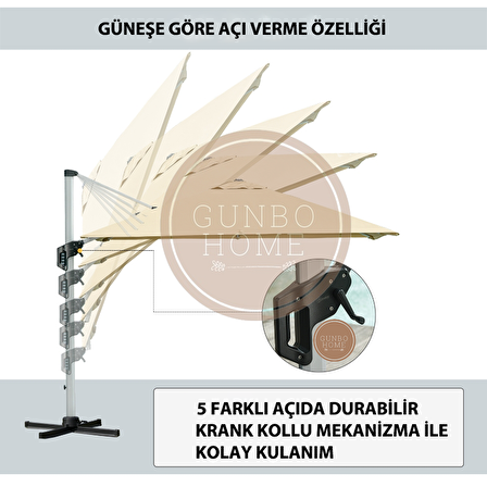 3 X 3 KARE DEV BAHÇE ŞEMSİYESİ TAM RPOFESYONEL BAHÇE ŞEMSİYESİ TERAS ŞEMSİYESİ MUZ ŞEMSİYE AMPUL