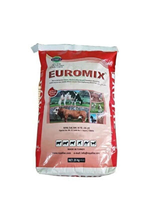 Euromix Torba Toz Yem Katkısı 25 Kg