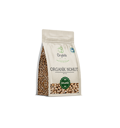 Orgibite Organik Nohut 1 Kg Paket