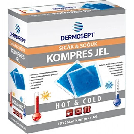 Dermosept Termojel 13x26 Sıcak Soğuk Kompres Kılıfı Kutulu
