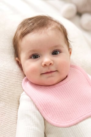Just Inner Kız Bebek 2'li %100 Pamuk Önlük Düz Renk Dokulu Çıtçıtlı Çift Katlı Cilt Dostu (682301)