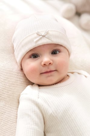 Just Inner Kız Bebek 2'li %100 Pamuk Bere Düz Renk Dokulu Esnek ve Konforlu (682501)