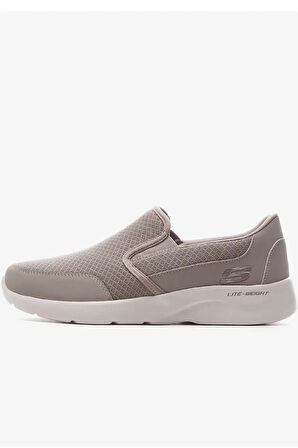 Skechers Dynamight Memory Foam Taban Bağcıksız Erkek Bej Günlük Spor Ayakkabı