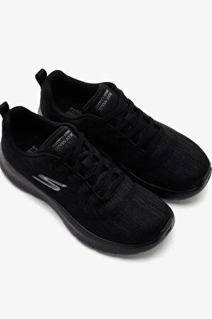 Skechers Go Walk Flex Air-Cooled Goga Mat Taban Kadın Siyah Günlük Spor Ayakkabı