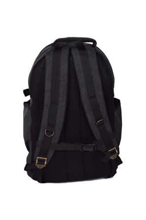 Escape 501 Siyah Dağcı Sırt Çantası Kanvas Kumaş 50 lt 