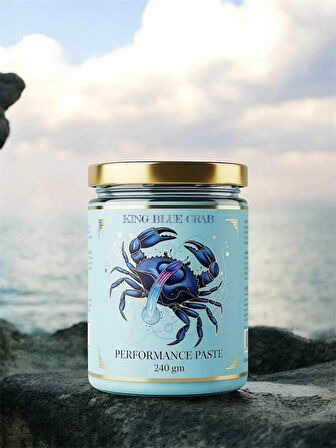 Crab Mavi Yengeç Karışık Atom Macun Keçiboynuzu Pekmezli Ballı Güç ve Kuvvet 240 gr