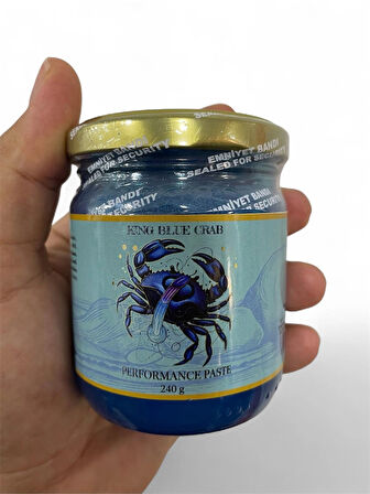 Crab Mavi Yengeç Karışık Atom Macun Keçiboynuzu Pekmezli Ballı Güç ve Kuvvet 240 gr